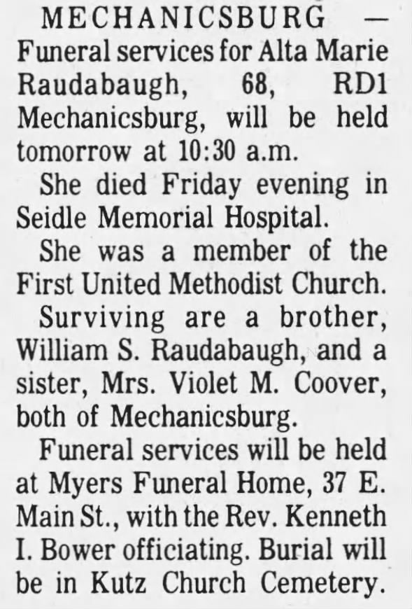 Clipping from The Sentinel